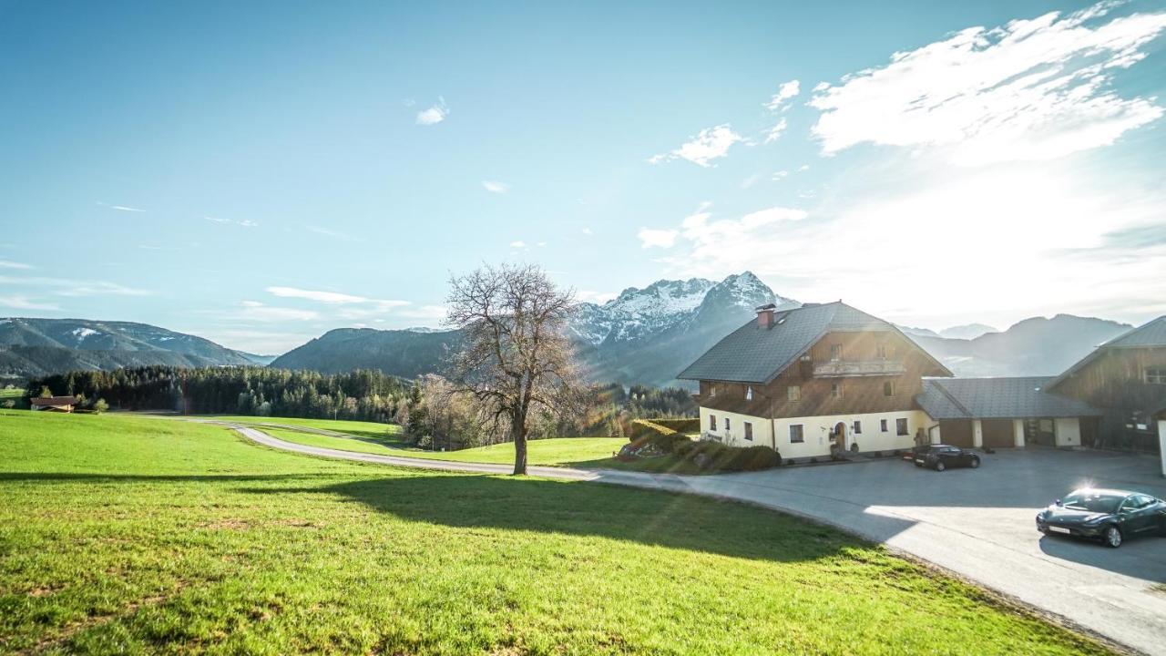 Bio Bauernhof Oberhinterberg Appartement Annaberg im Lammertal Esterno foto