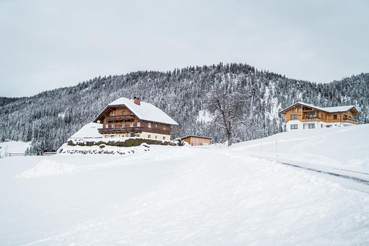 Bio Bauernhof Oberhinterberg Appartement Annaberg im Lammertal Esterno foto
